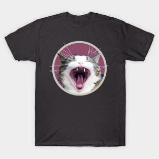 Yawning Kitty T-Shirt